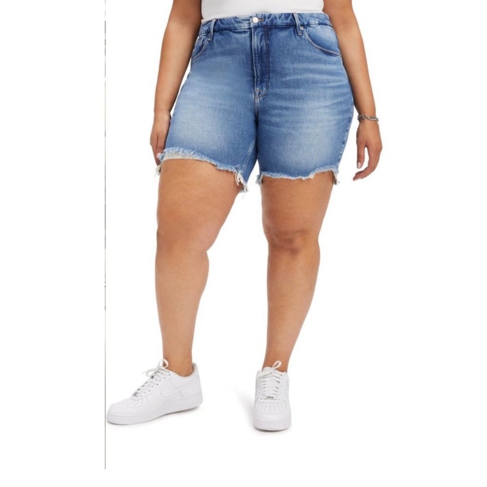 Good American 90s Icon High Waist Bermuda Shorts NEW WITHOUT TAGS